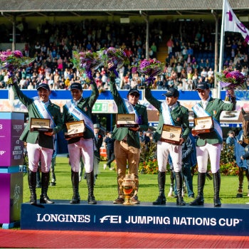 Aga Khan Trophy Winning Irish Team