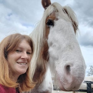 Megan Hines and her horse